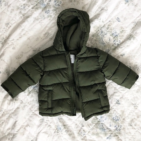 Two Winter Coats Size 12 Mo Old Navy + Cat & Jack - Picture 2 of 11